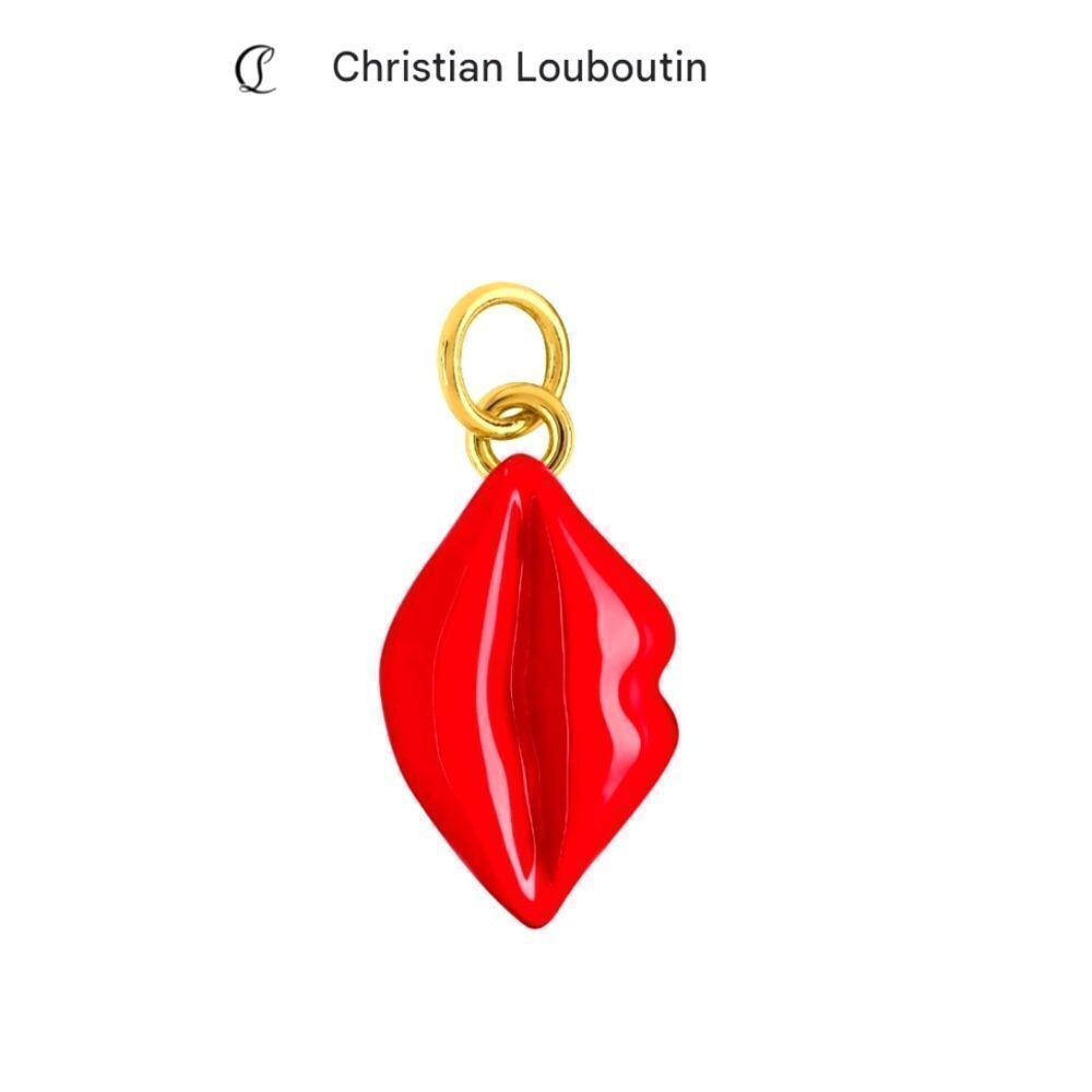 Hot Red Lips Christian Louboutin Charm